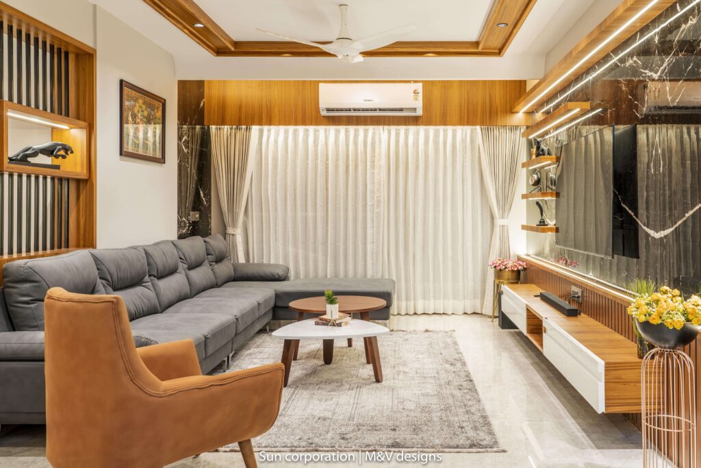 Turnkey interior design project execution